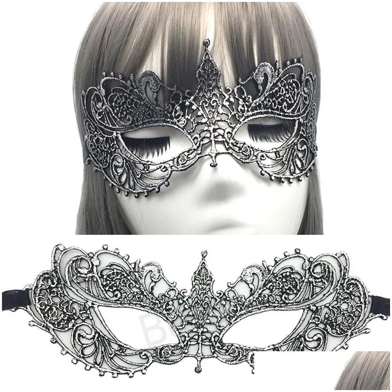 halloween props sexy laces mask dancing party lace mask venetian masquerade decorations half face mask woman lady masks bh8397 tqq