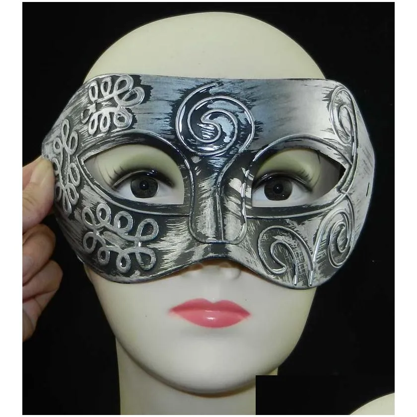 party masks man mask archaistic roma antique classic party mask mardi gras masquerade halloween mask venetian costume silver