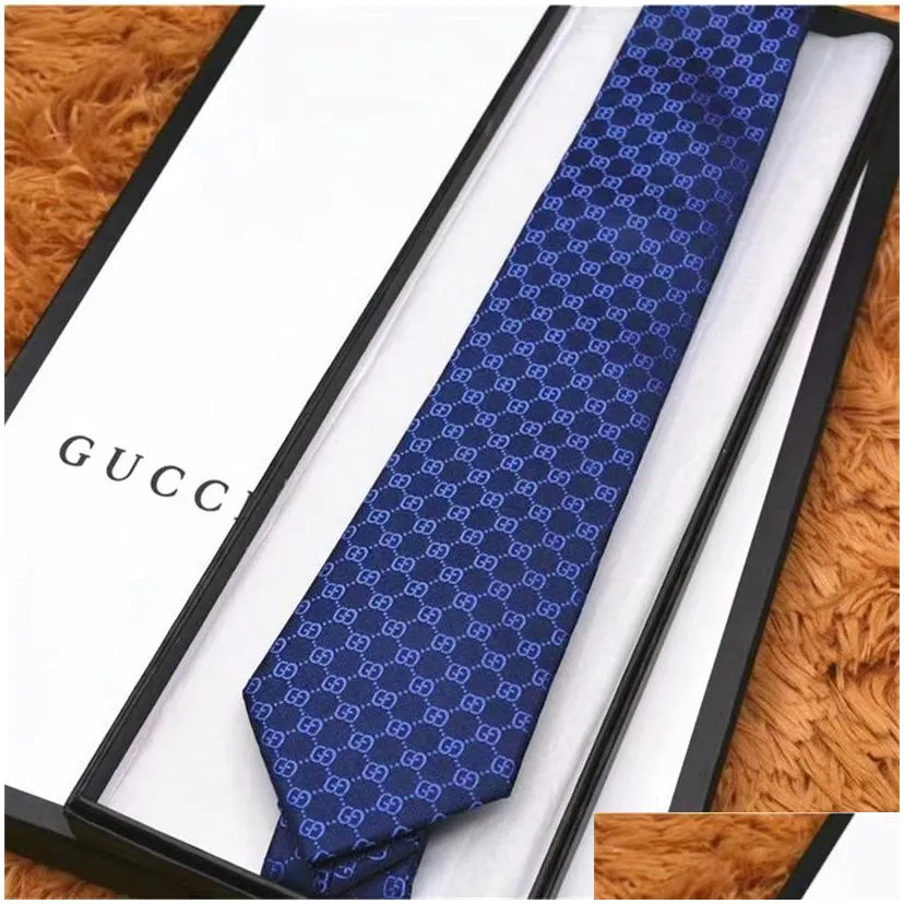 2022 brand wedding ties men necktie designer neck tie 100 silk suit neckties business luxury 662