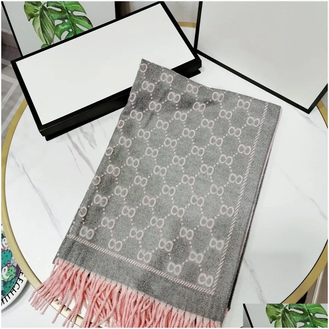 stylish women cashmere scarf full letter printed scarves soft touch warm wraps with tags autumn winter long shawls