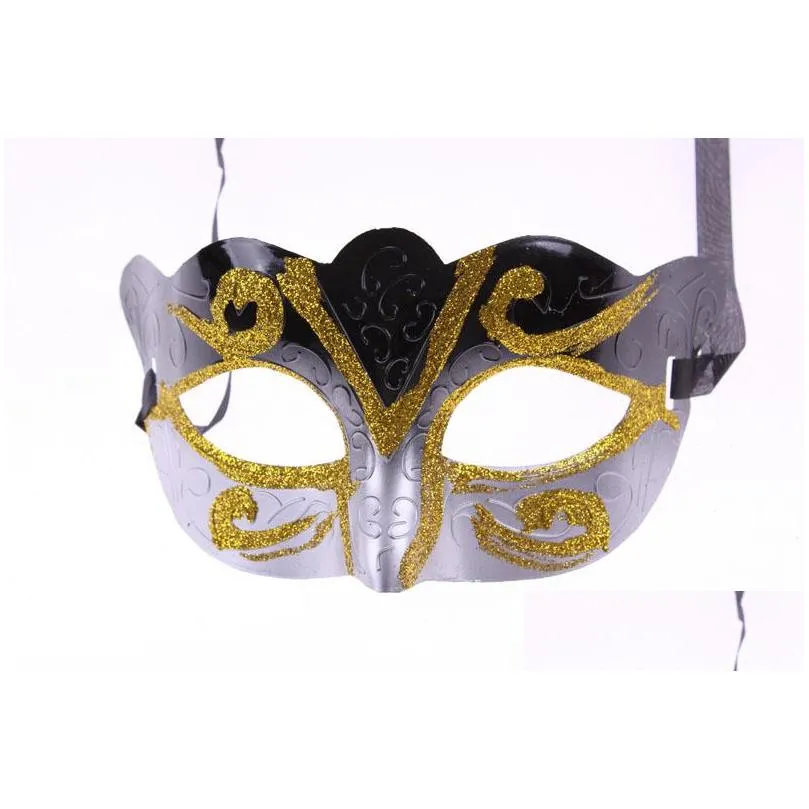 party mask with gold glitter mask venetian unisex sparkle masquerade venetian mask mardi gras masks masquerade