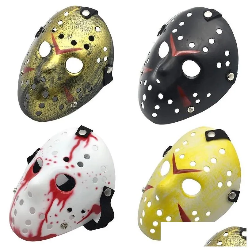 6 style full face masquerade masks jason cosplay skull mask jason vs friday horror hockey halloween costume scary mask festival party masks