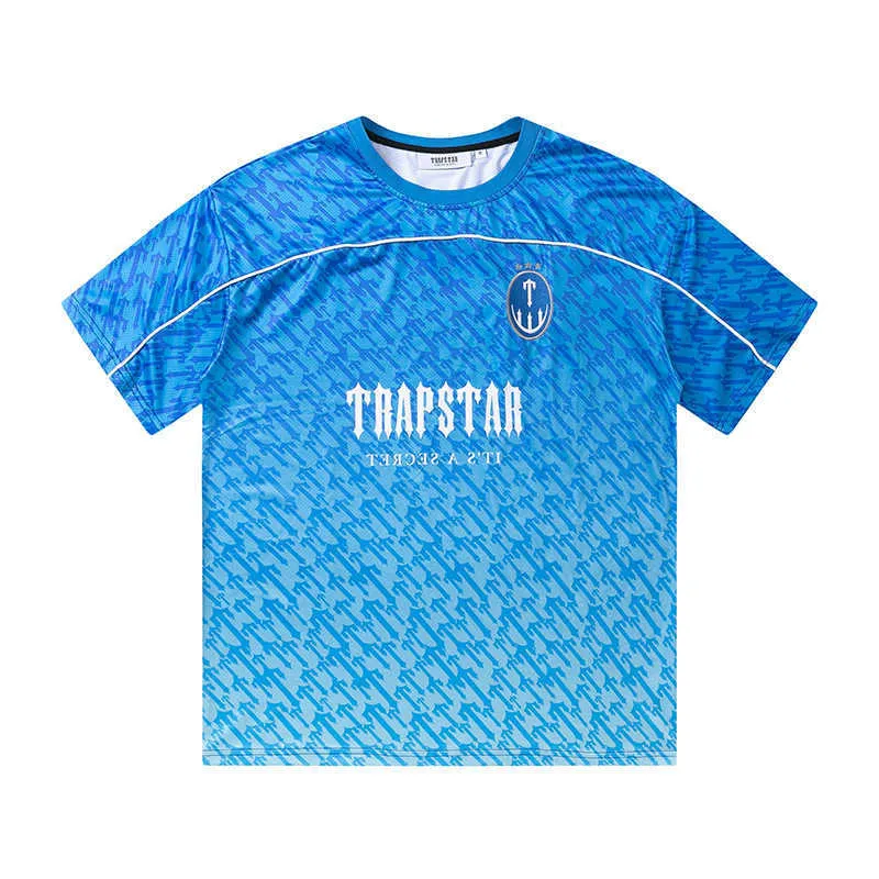 Men Trapstar tee Football Jersey Summer Loose Casual Quick Short Sleeve Underlay Men Wonmen T-Shirt