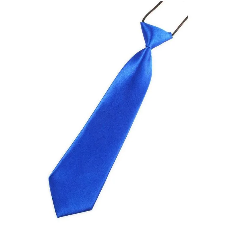kids necktie adjustable elastic neck tie the necktie baby accessories solid color casual ties for children multi solid colors