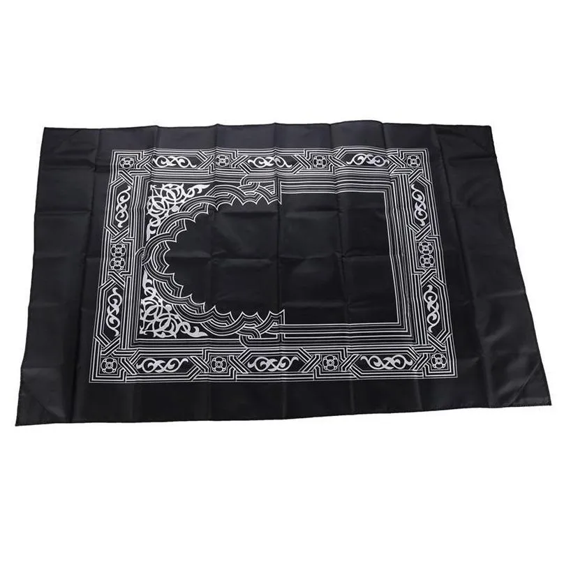 islamic prayer rug portable braided mat portable zipper compass blankets travel pocket rugs muslim prayer rugs muslim worship fy3660