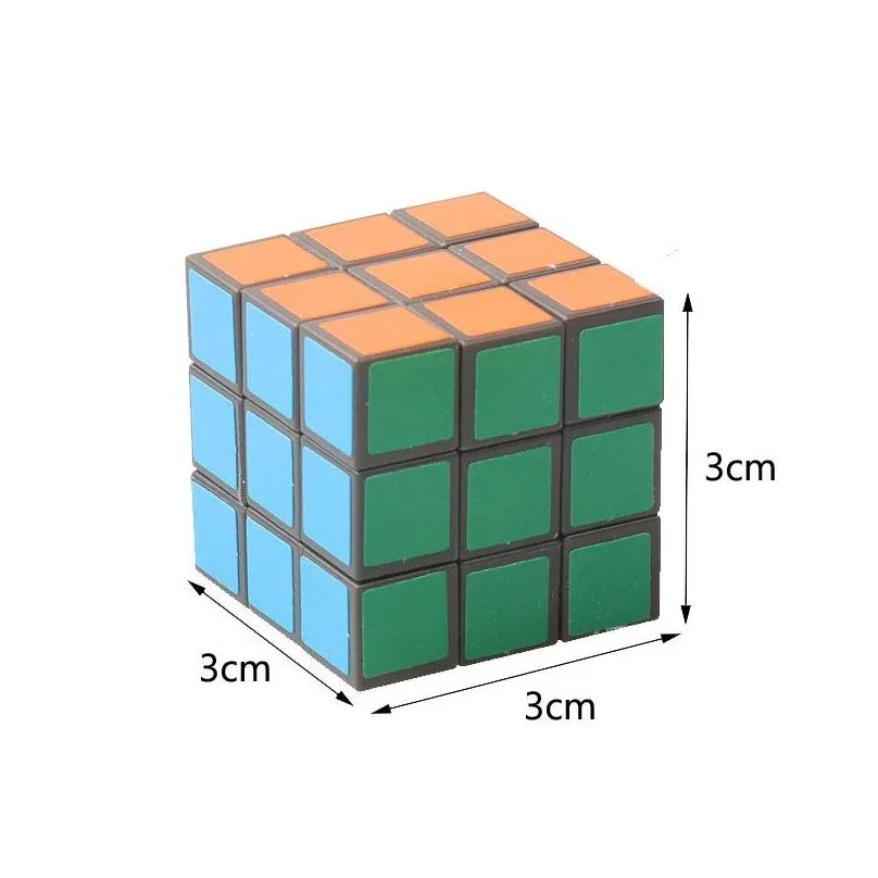 3cm mini size mosaic puzzle cube magic cube fidget toy mosaics cubes play puzzles games kids intelligence learning educational toys