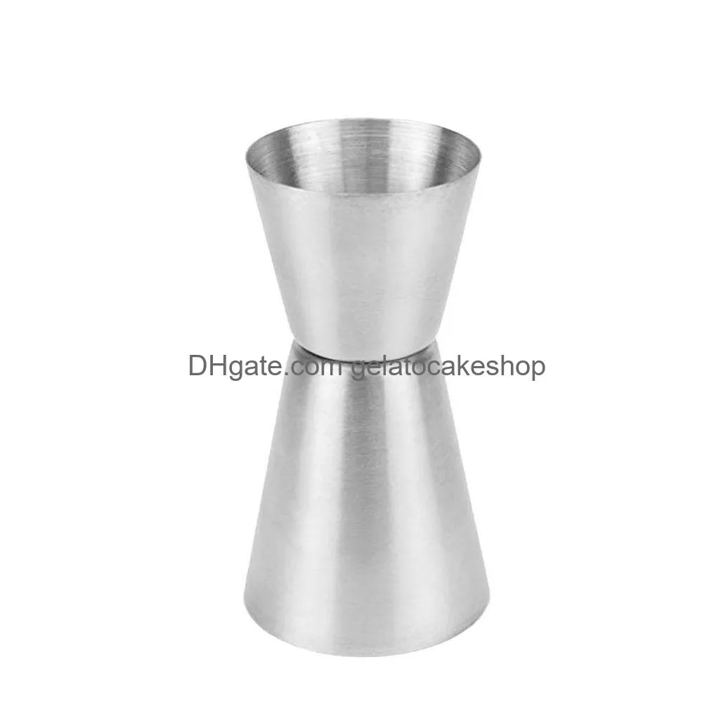 35/50ml stainless steel bar measures jigger party wine cocktail dual spirit drink measure cup factory price expert design quality latest style