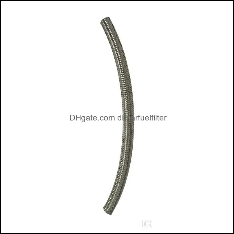 pqy an10 10an an 10 14.2mm / 9/16 id stainless steel braided fuel oil line water hose one feet 0. pqy71141
