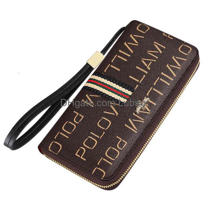 royal paul wallet womens long large capacity card bag antitheft brush can hold mobile phone