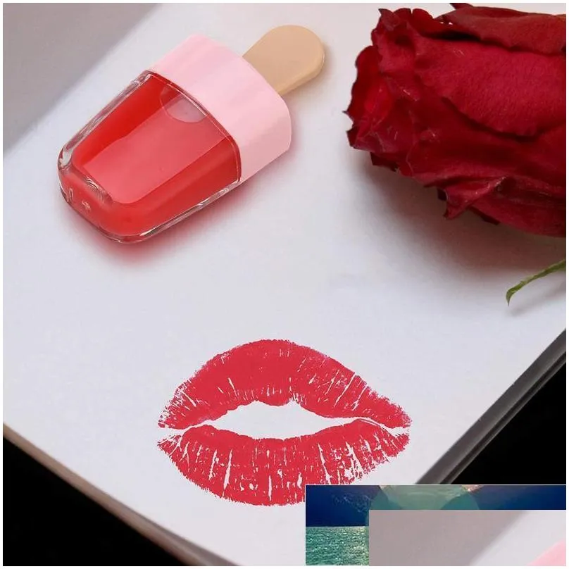 bottles 10pcs lipgloss tube wand pencil shape candy ice cream lip gloss containers oil empty cosmetic