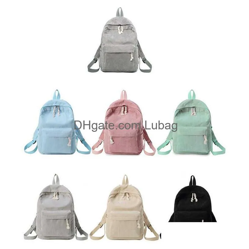 evening bags beige school backpack for teenage girls pink soft fabric backpack female striped backpack for women school bag t220927