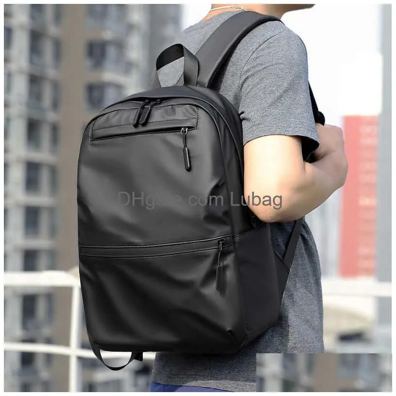 evening bags high capacity ultralight backpack for men soft polyester fashion school backpack laptop waterproof travel shopping bags mens