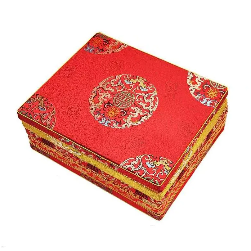 custom chinese new year silk brocade comfort seat cushion armchair sofa kitchen dining chair pad with zipper sponge antislip ethnic sit