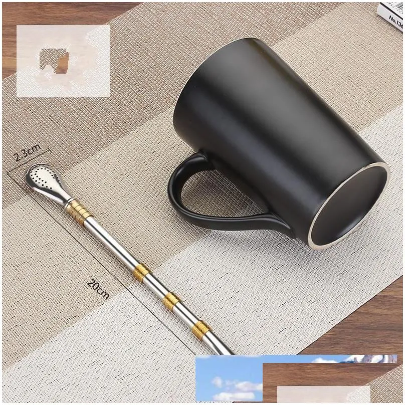 portable detachable and washable straw stainless steel filter tubularis vintage gold plated drink straws top quality 4 8wd ww