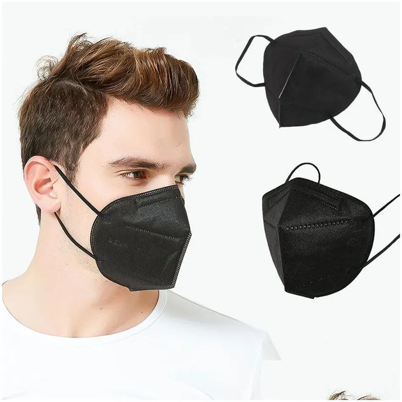 13color  protection face masks adult dustproof anti droplet breathable 5layer designer protective mask individual package