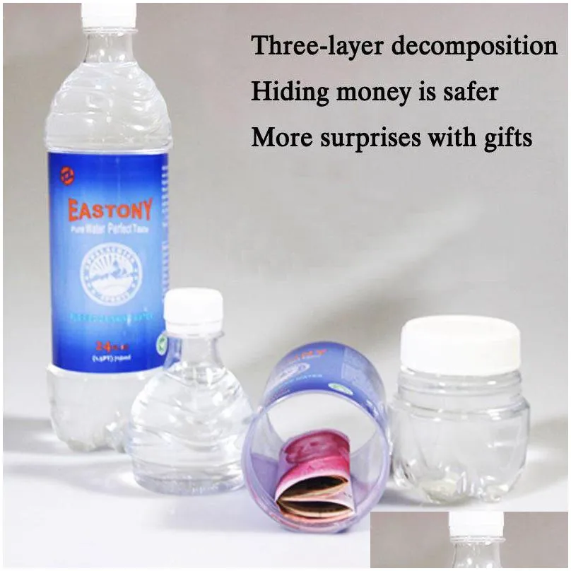 diversion water bottle shape surprise secret 710ml hidden security container stash safe box plastic jars organization