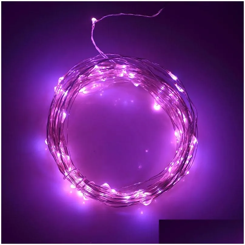 usb 5v copper led fairy string lights with remote 5m 10m christmas party wedding outdoor decoration fairy light