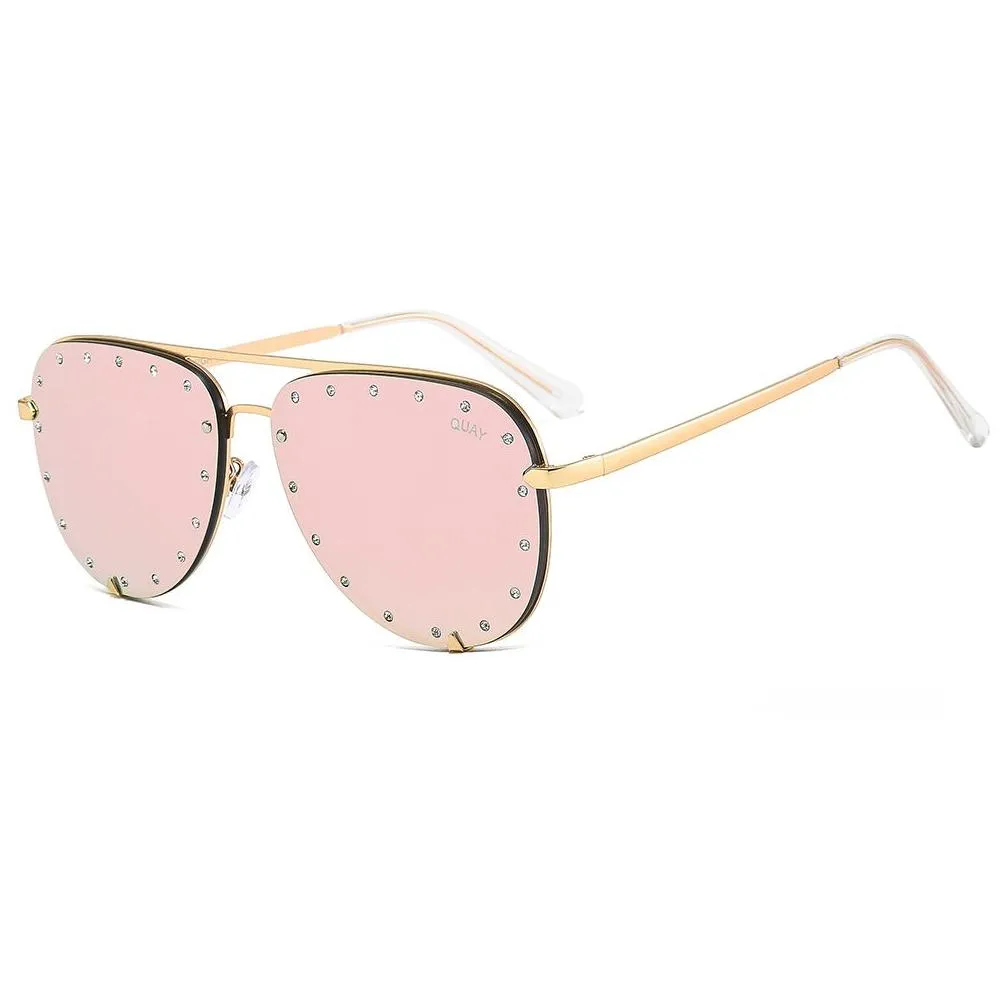 high key pilot sunglasses women fashion quay brand design traveling sun glasses for women gradient lasies eyewear female muje