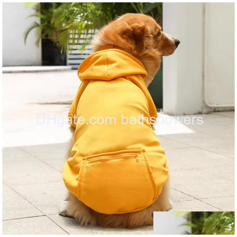 5 color wholesale dogs hoodie sublimation blank dog apparel sweaters with hat cold weather pet hoodies pocket hooded clothes costume winter hoody warm coat xs