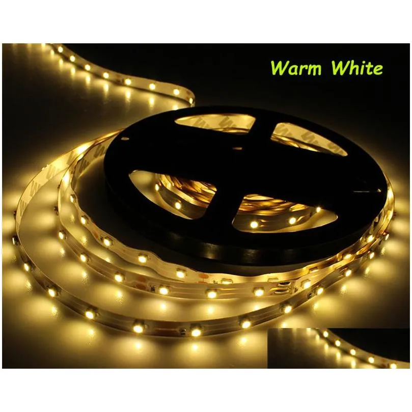 50m warm white led strip 3528 non waterproof light 12v 300leds 60leds/m for home indoor lighting white blue white yellow red green