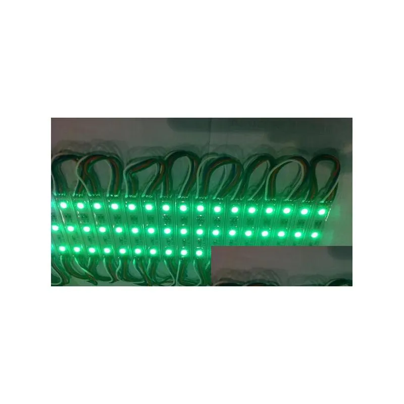 1000x backlight led module for billboard led sign modules lamp light 5050 smd 3 led rgb/green/red/blue/warm/white waterproof dc 12v