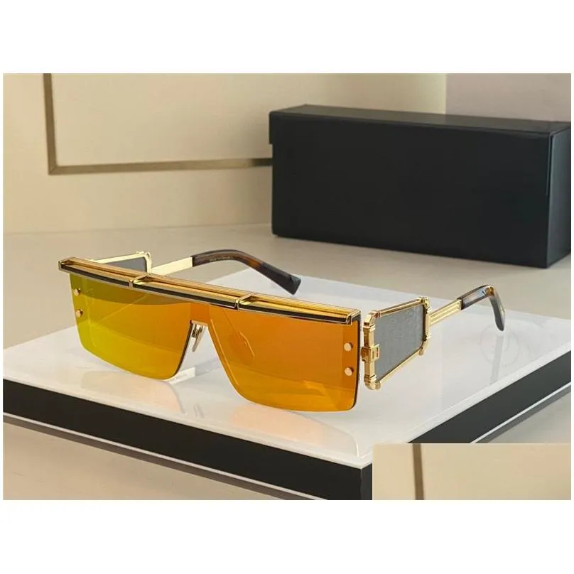 sunglasses for men and women summer 127d style antiultraviolet retro plate full frame glasses random box