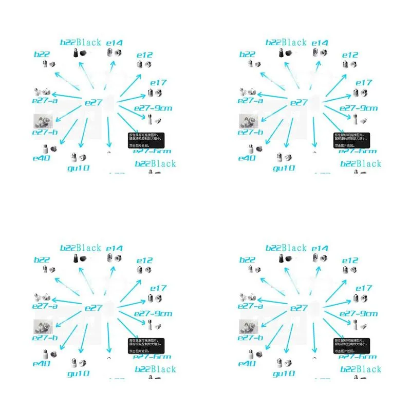lamp holders lamp bases for led bulb light e27 to e12 e27 b22 e14 gu10 mr16 adapter converter holder lighting accessories 