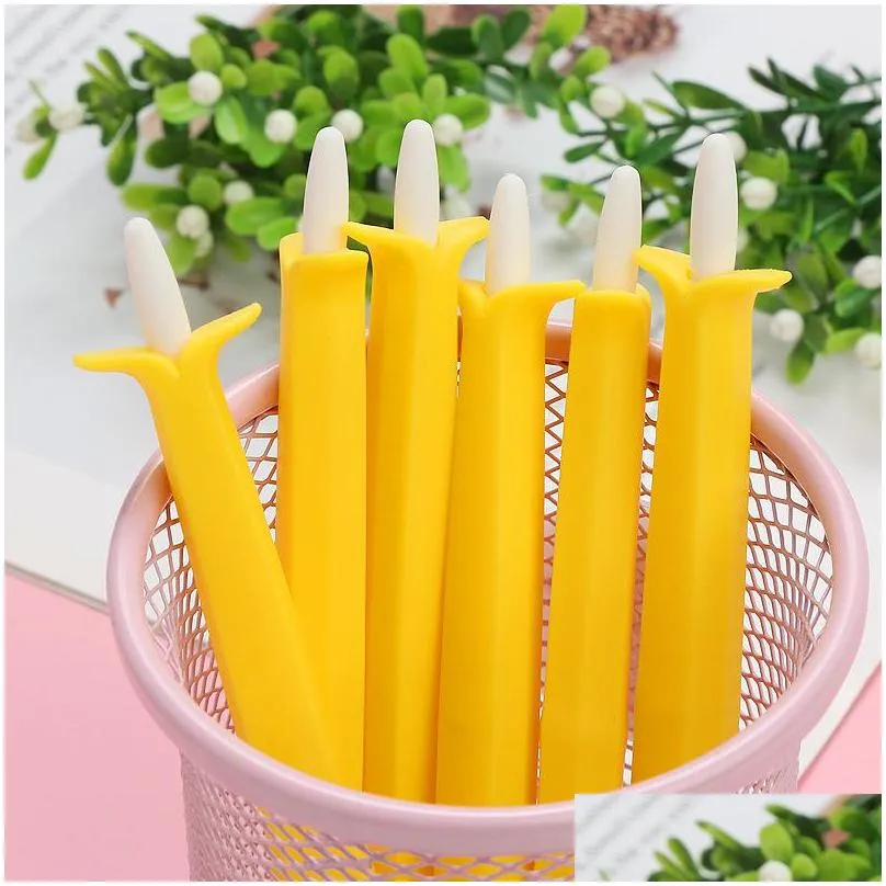 36 pcs/lot 0.5/0.7mm banana cactus mechanical pencil cute carrot automatic drawing pen school writing supplies stationery gift1