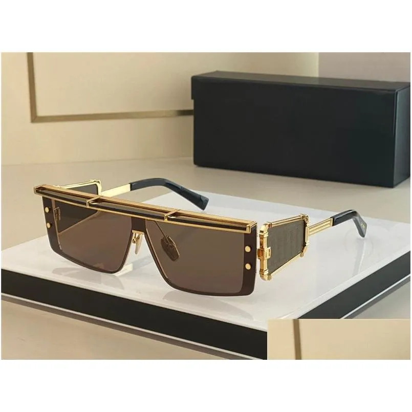 sunglasses for men and women summer 127d style antiultraviolet retro plate full frame glasses random box