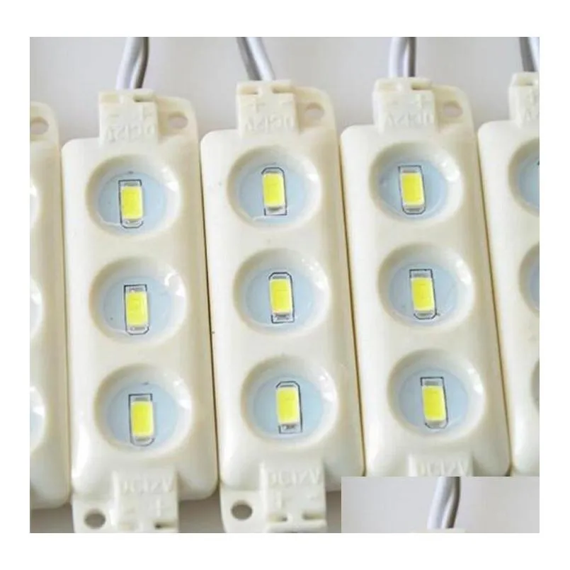injection abs plastic 5630 smd led modules 3leds/1.5w high lumen led backlights string white/warm white red blue