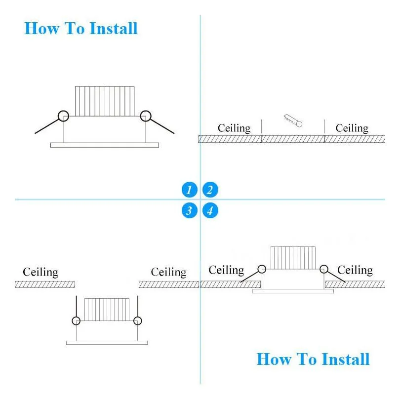 retail led cob ceiling lights led cob bulb 5w/7w/9w/12w led down lamp 85v265v high brightness cool white/warm white