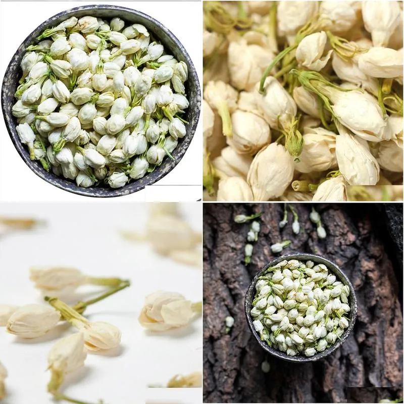 200g jasmine dried flower bud aromatherapy sachet air refreshing no plates no bowl y1128
