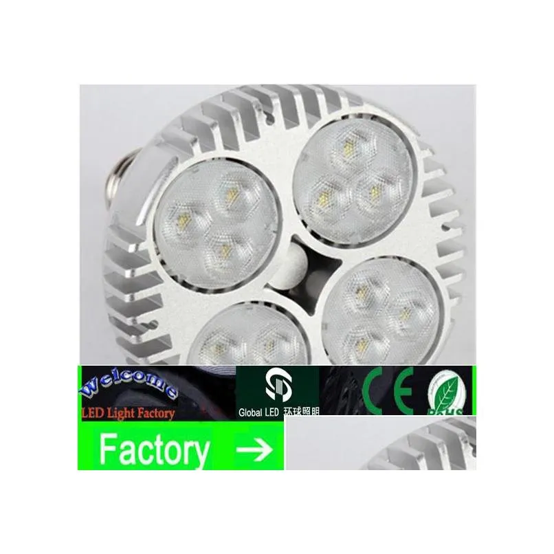 led par30 40w 50w led spotlight par 30 20 led bulb with fan for jewelry clothing shop gallery track rail light museum lighting