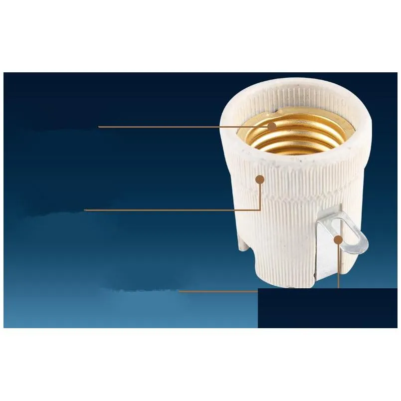 e27 ceramic lamp holder / screw light lampholders socket