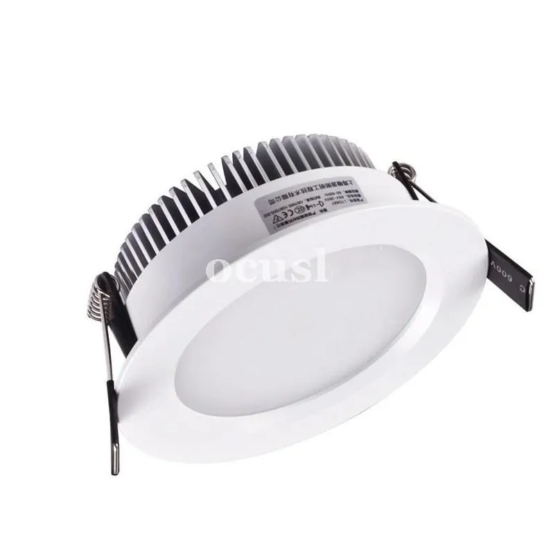 2.5 3 4 5 led recessed downlights 9w 12w 15w 18w dimmable led ceiling down lights 150 angle warm/cool white ac