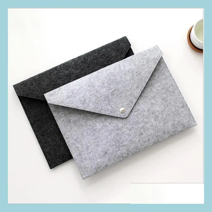 file folder felt holder documents envelope luxury office durable briefcase document bag paper portfolio case letter envelope a4