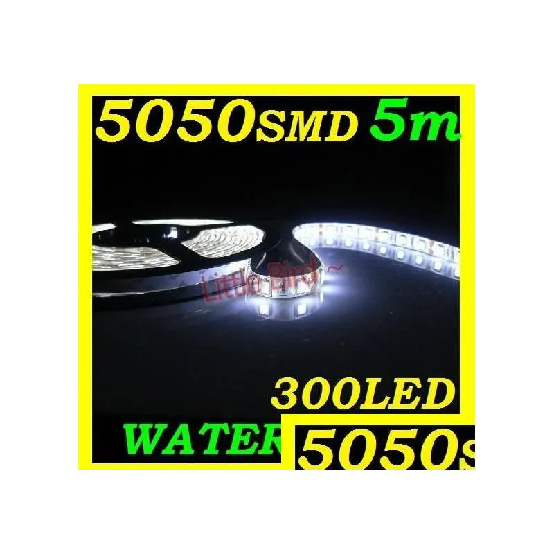 5050 smd led strips red blue pure white warm yellow green single color waterproof 300 led strip light led ribbon 200 meter 40 rolls via