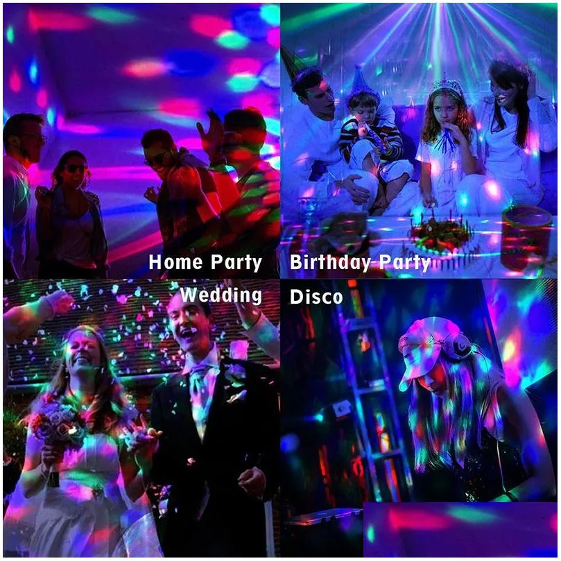 portable laser stage lights disco rgb seven mode lighting mini dj laser with remote control for christmas party club projector via
