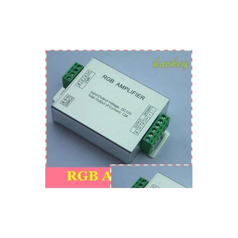 led rgb amplifier dc1224v input 12a current used for 3528 5050 smd rgb led strip light