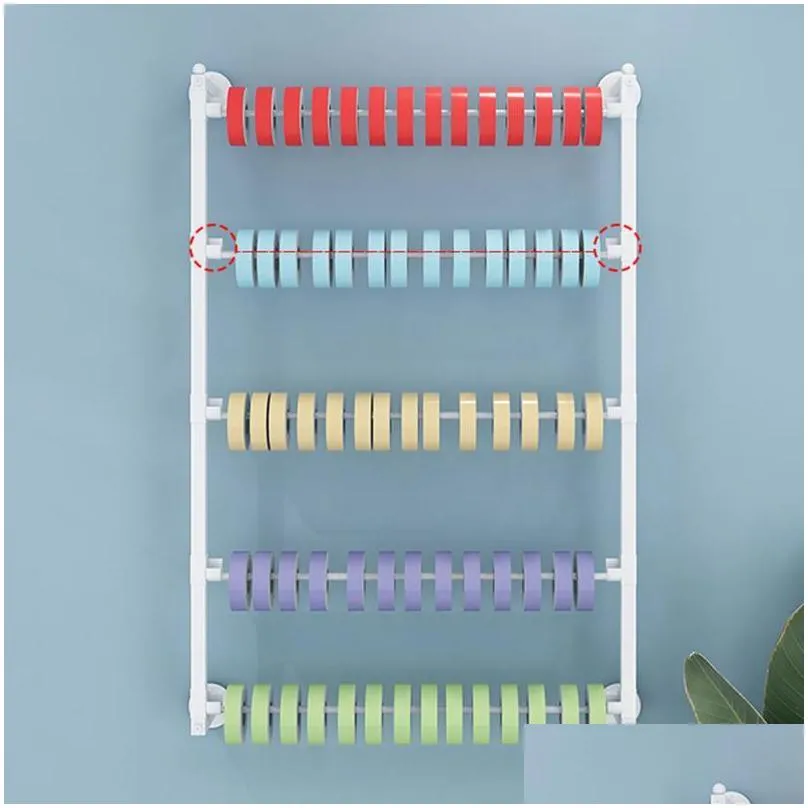 other arts and crafts wall mount ribbon organizer storage display wire sewing spool rack key holders