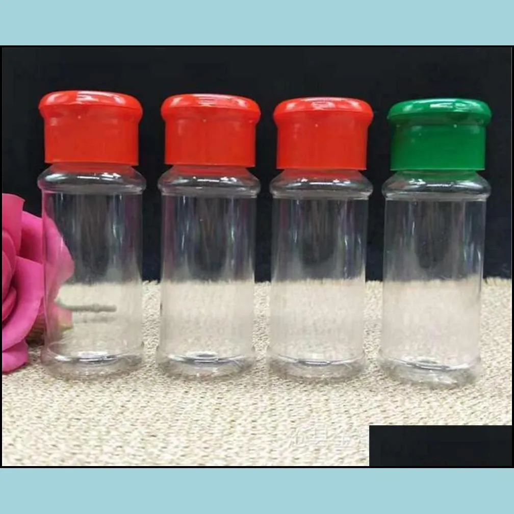 plastic spice salt pepper shakers seasoning jar can barbecue bbq condiment vinegar bottle kitchen cruet 10.5x4 cm xb1