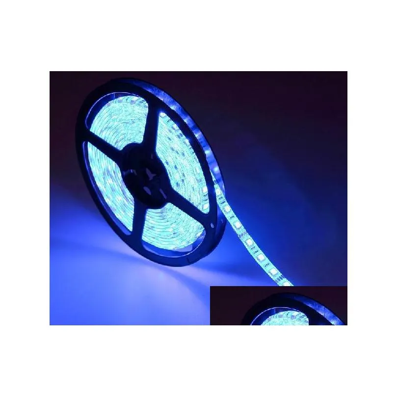 blue white red warm led strip light 5m 3528 smd flexible nonwaterproof 600 leds 2500 lumen with connector with 4a power supply 7set via