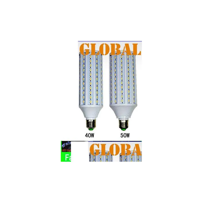 10 piece 50w led bulb corn bulbs lamp 5630 smd 40w 50w 4300lm e27 e26 b22 e14 210v240v 110v130v indoor light 132pcs/165pcs leds via