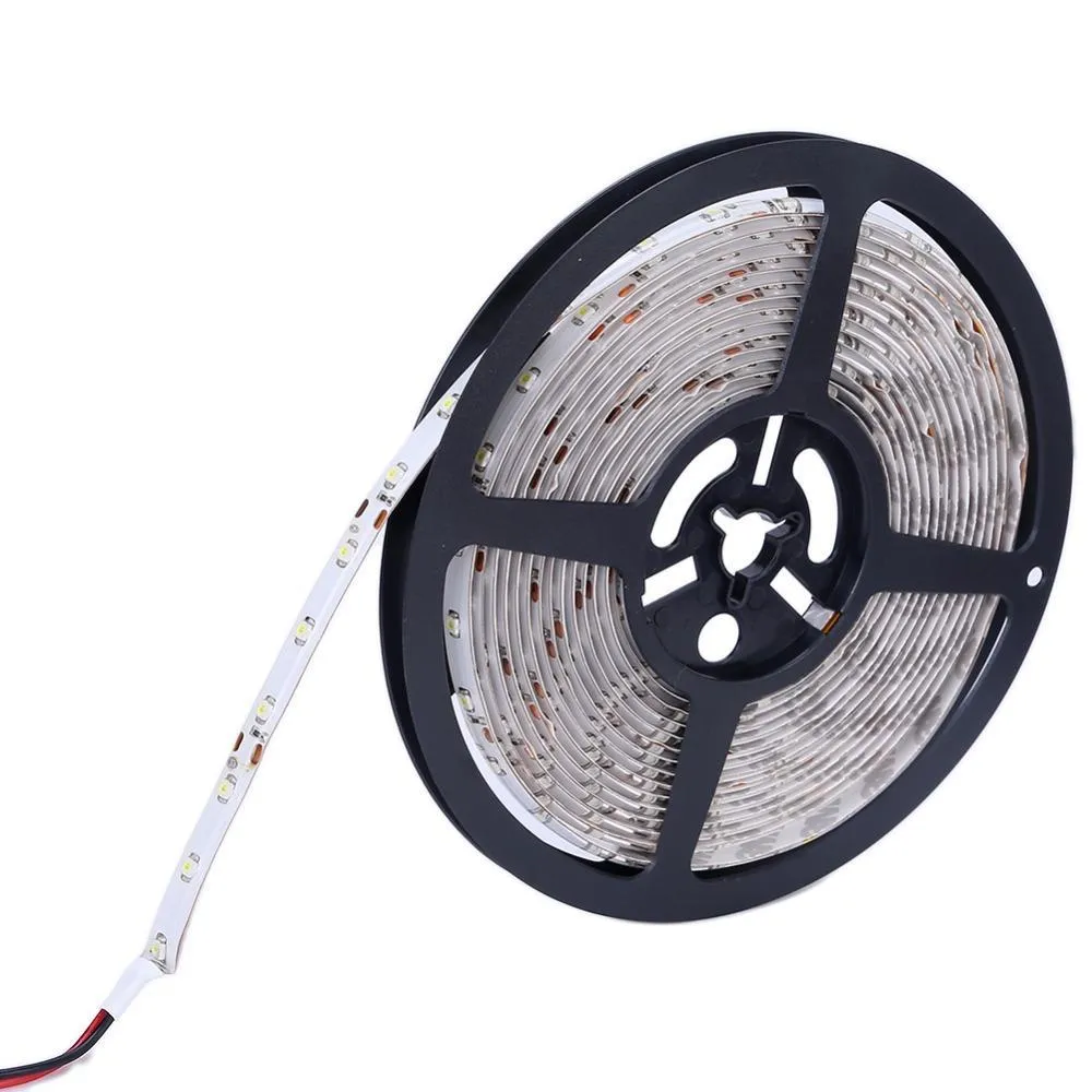 100 meter led strip light led ribbon 3528 smd 5m red blue green waterproof flexible 300led with connector 12v 2a power supply adapter by