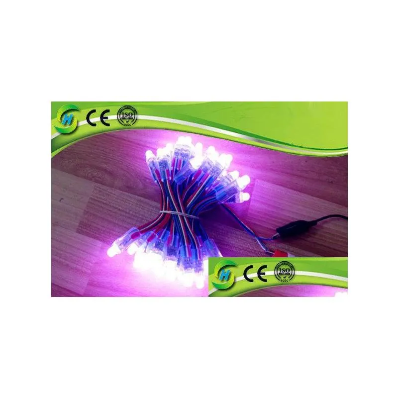 advertising decoration 12mm ws2811 full color pixel led module light waterproof ip68 dc5v