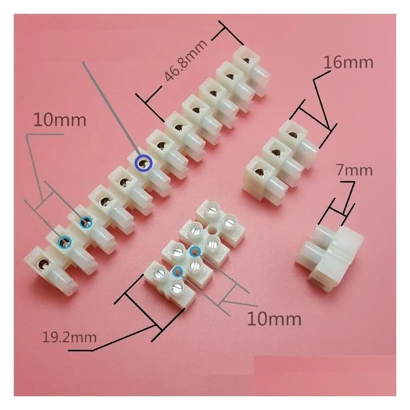 connector strip 12 way 3 5 10 30 60 amp electrical wire choc block terminal cable car