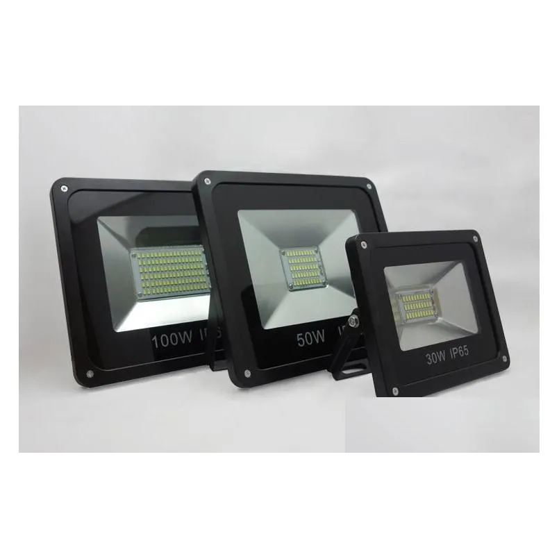 100w 50w 30w reflector led floodlight led spotlight ac110v 220v outdoor floodlight led lamp