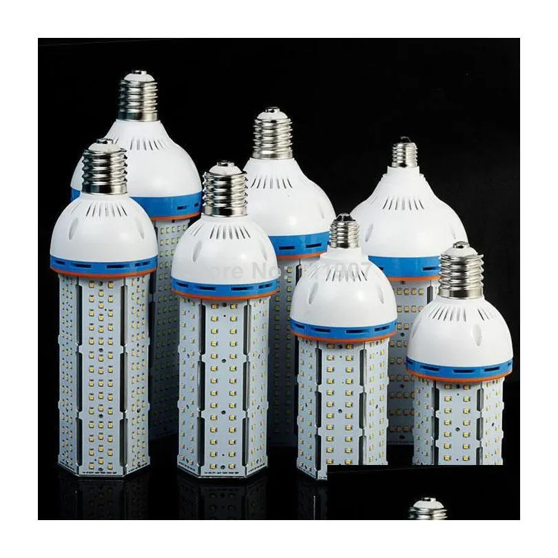 super bright led corn bulb e27 e40 b22 60w 80w 100w 120w led corn light 360 angle smd 2835 led lamp lighting for streetlight 100300v by