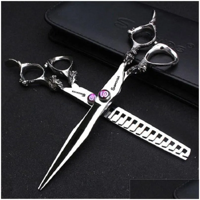 japan original 6.0 professional hairdressing scissors barber set hair cutting shears scissor haircut