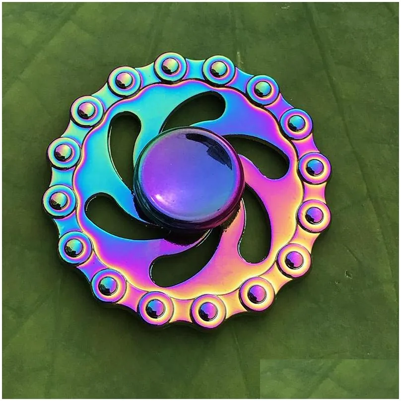 120 types in stock fidget spinner toys rainbow hand spinners trifidget metal gyro dragon wings eye finger spinning top handspinner witn